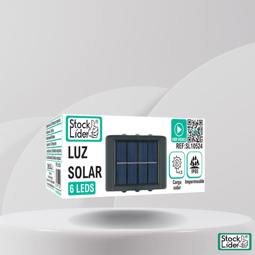 Lámpara Solar Decorativa 6 Leds