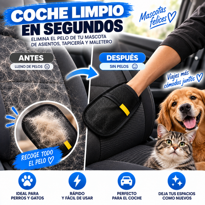 Manopla quita pelos mascota