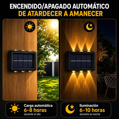 Lámpara Solar Decorativa 6 Leds